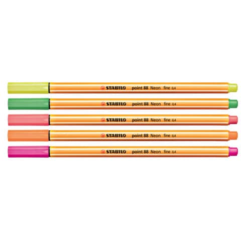 Fineliner Stabilo Point 88® 0,4 mm arancio neon 88/054